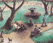 The Park, painting,